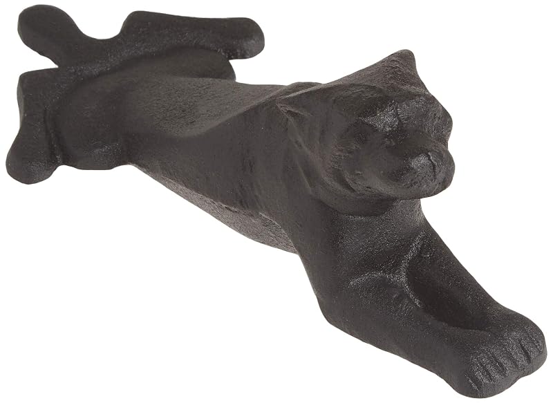 Calço de Porta em Ferro Fundido com Design de Cachorro Esschert Design Preto