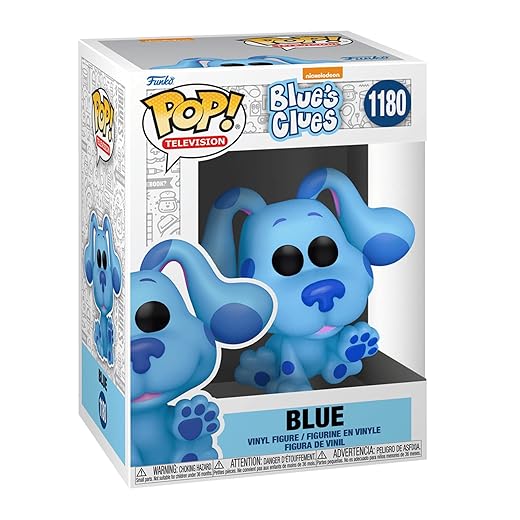 Sale Funko Nickelodeon Blues Clues Pop! Television Blue (Flocked) Vinyl Figure