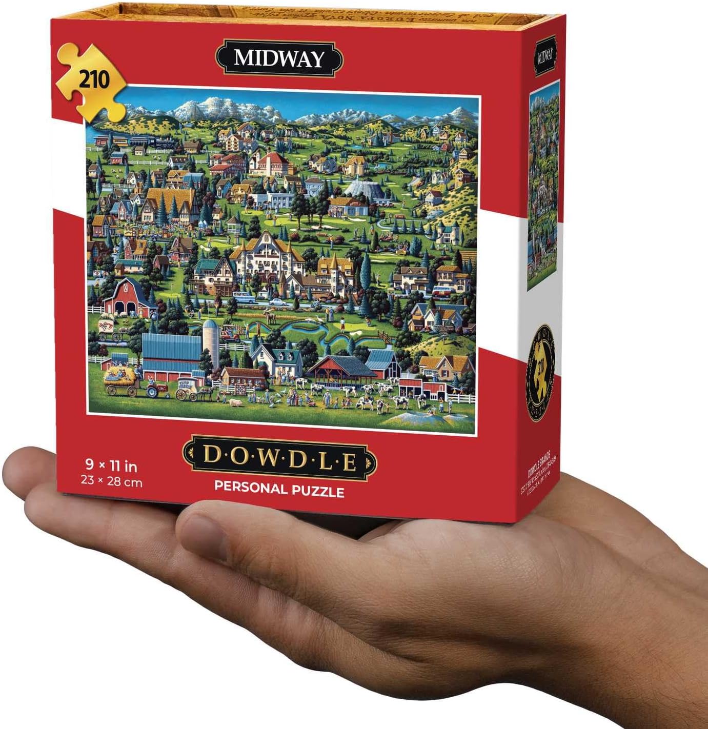 Personal 210-Piece Puzzle: Midway by Dowdle Folk Art