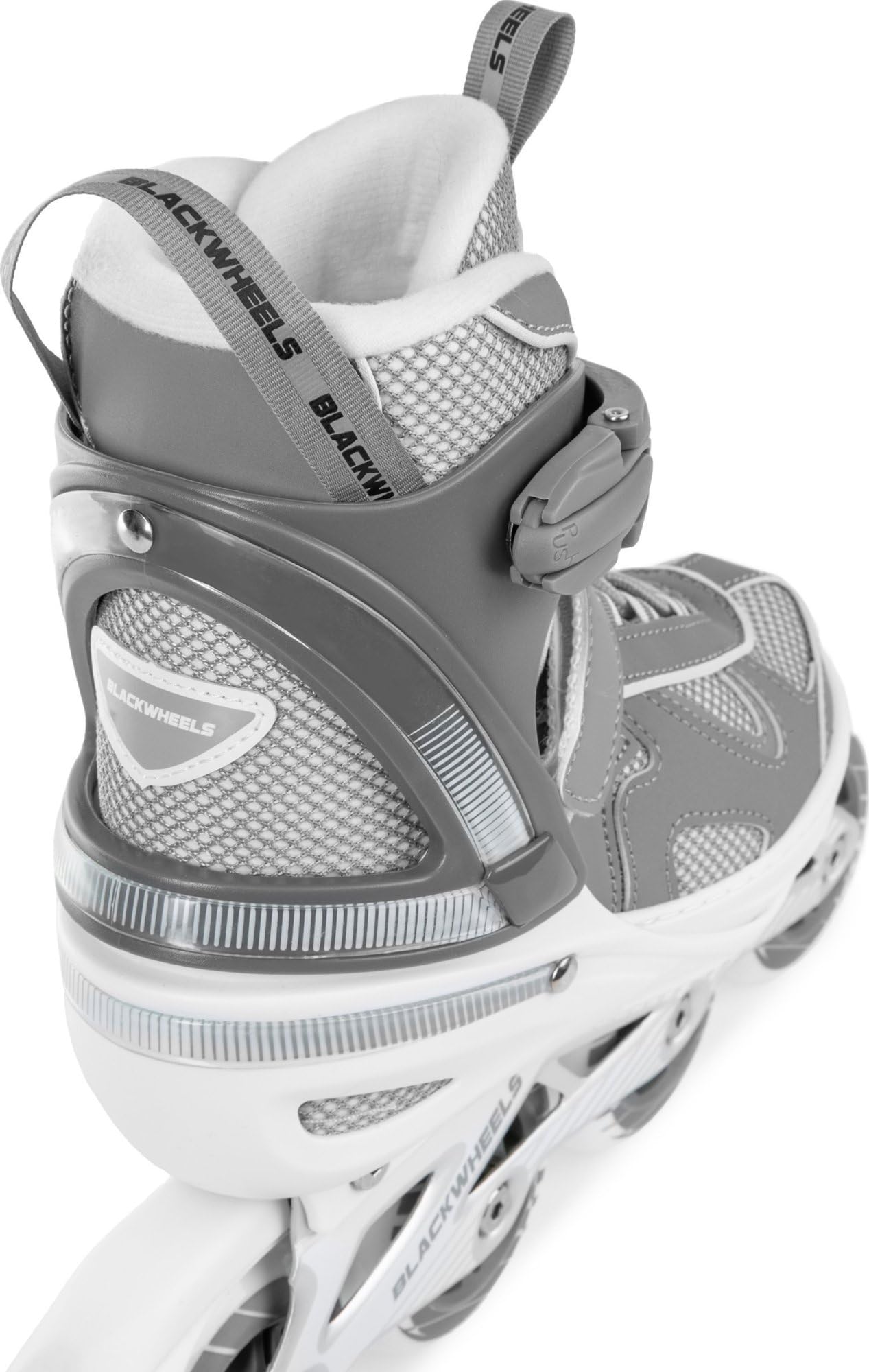 BLACKWHEELS Flex Pro Patines en línea Ajustables con chasis de Aluminio, rodamientos ABEC-7 y Sistema de Triple Cierre