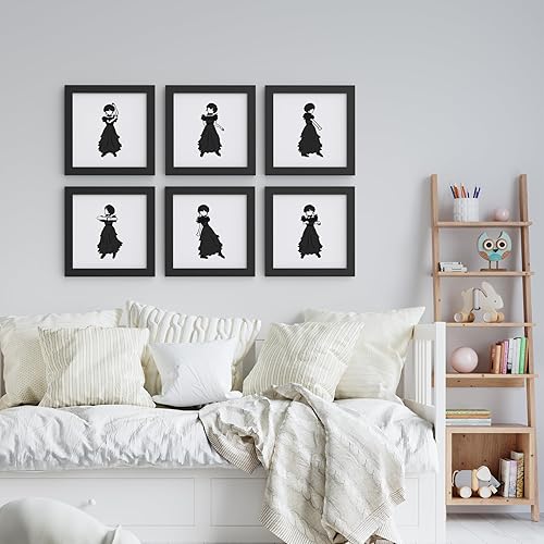 Miniatura 7 de Trends International Gallery Pops Wednesday - Wednesday Dance #3 - Arte de pared, versión enmarcada negra, 12 x 12 pulgadas