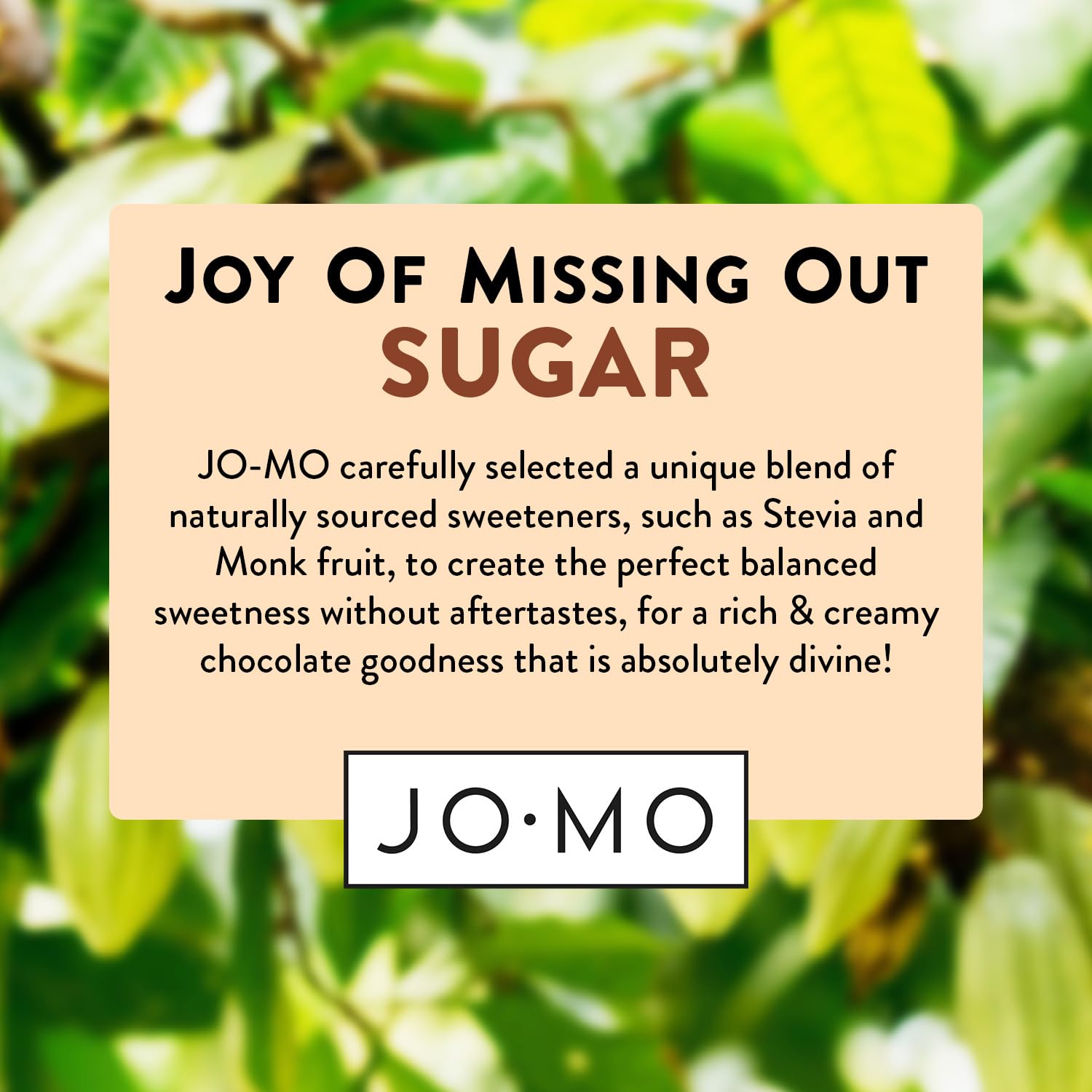 JOMO Chocolate Candy Bars, Pack of 2 Chocolate Candy Bulk 3oz Each, Healthy Dark Chocolate Pecan Crunch Flavor Featuring Low Sugar Chocolate Formulation.