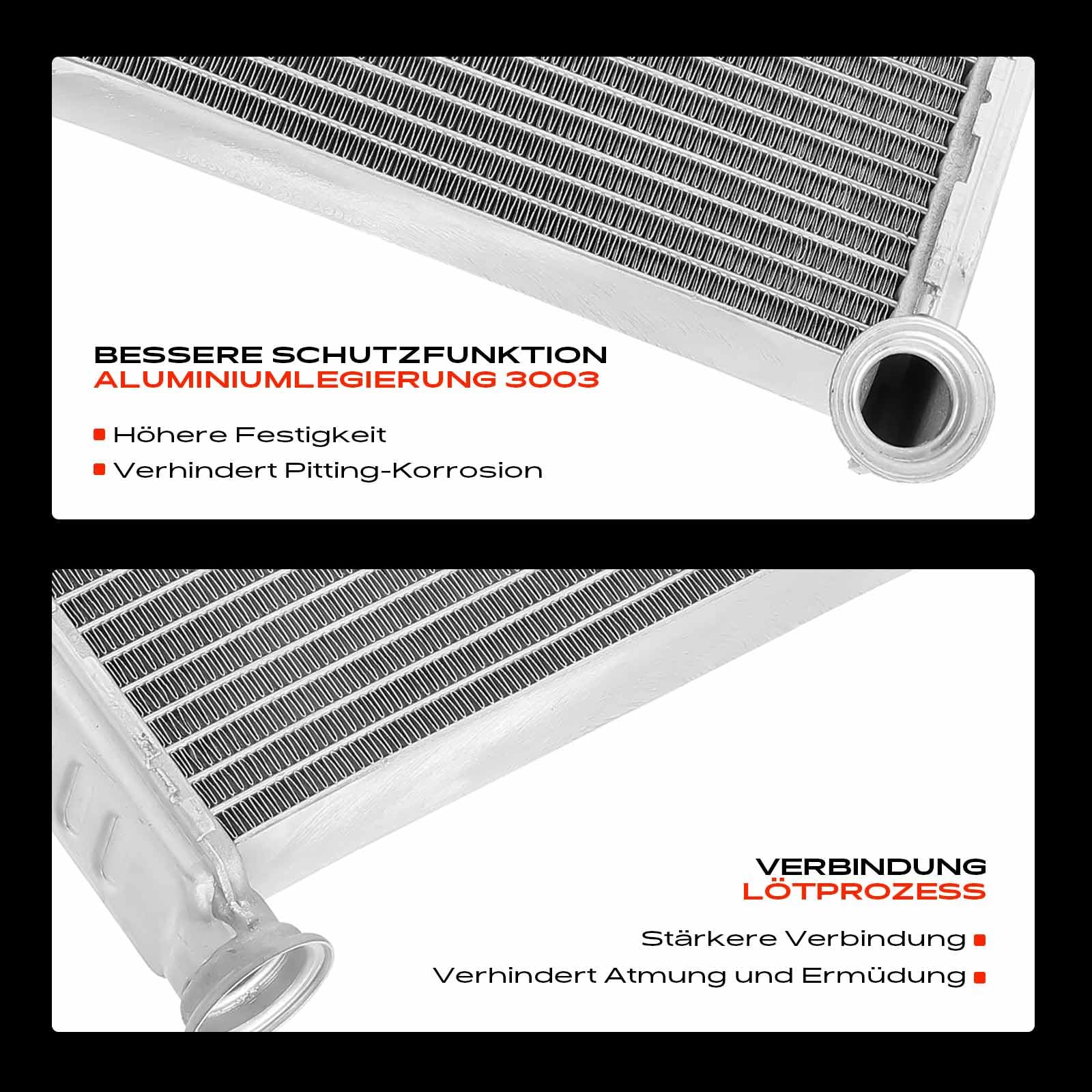 Frankberg Scambiatore di Calore Compatibile con Golf VII 5G1 BE1 BE2 BQ1 A3 8V1 8VK O.c.t.a.v.i.a III 5E3 NL3 NR3 Q3 F3B Leon 5F1 Golf Alltrack BA5 BV5 Replace# 5Q0819031