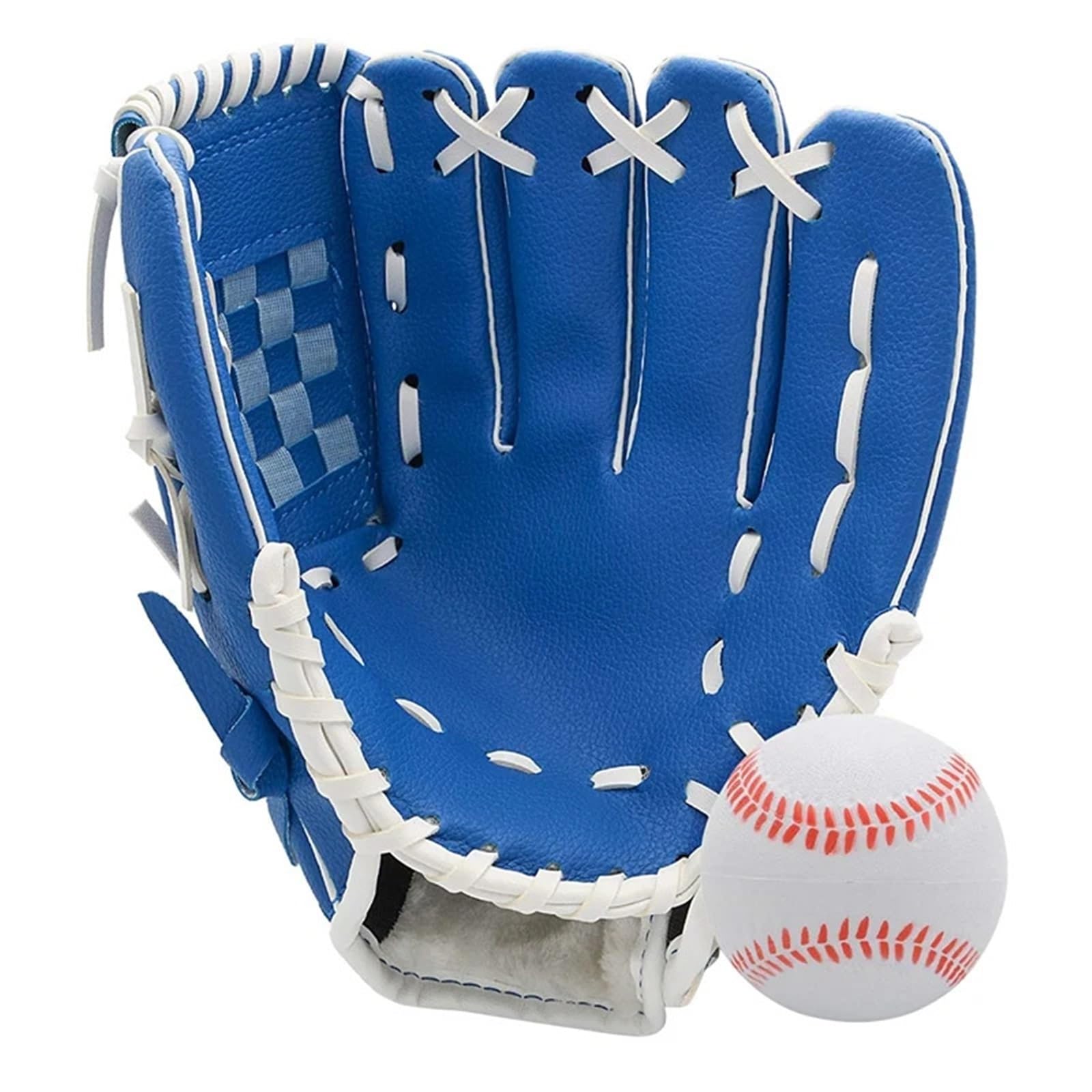 Guanto da Baseball Guanto da Baseball Mens Softball Glove Youth Softball Mitt Sports Softball Glove for Under 16 Youth Beginner Play Training