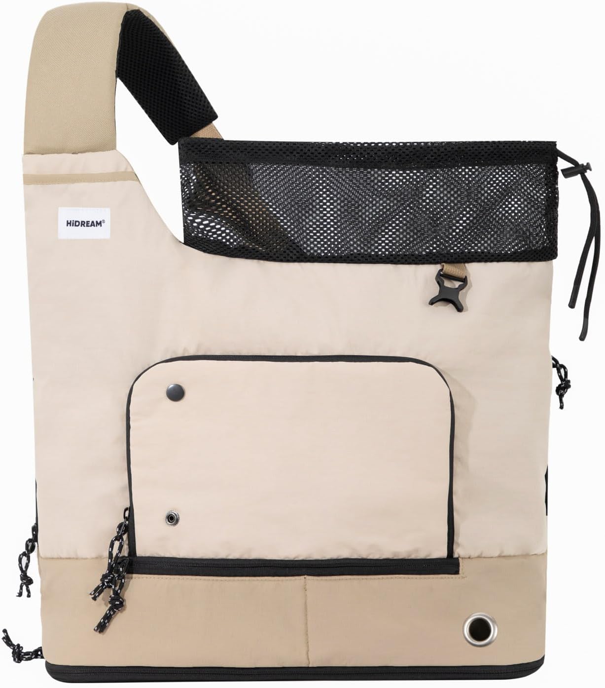 seoru 小型犬用 ベージュ キャリーバッグ スリング 電車移動 犬 韓国