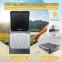 Congumi összecsukható kemping WC papírtartóval és telefontartóval 6