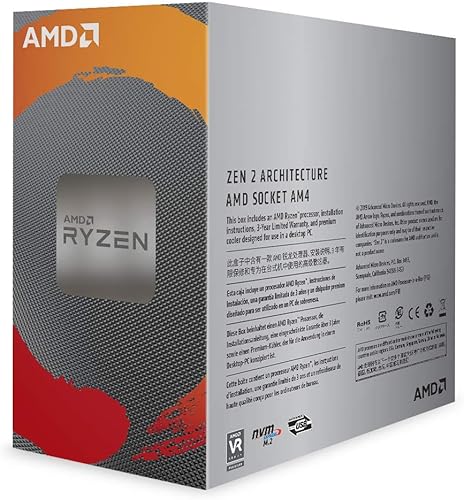 Vista 3 de AMD Ryzen 5 3600 Procesador de escritorio desbloqueado de 6 núcleos y 12 hilos con enfriador Wraith Spire