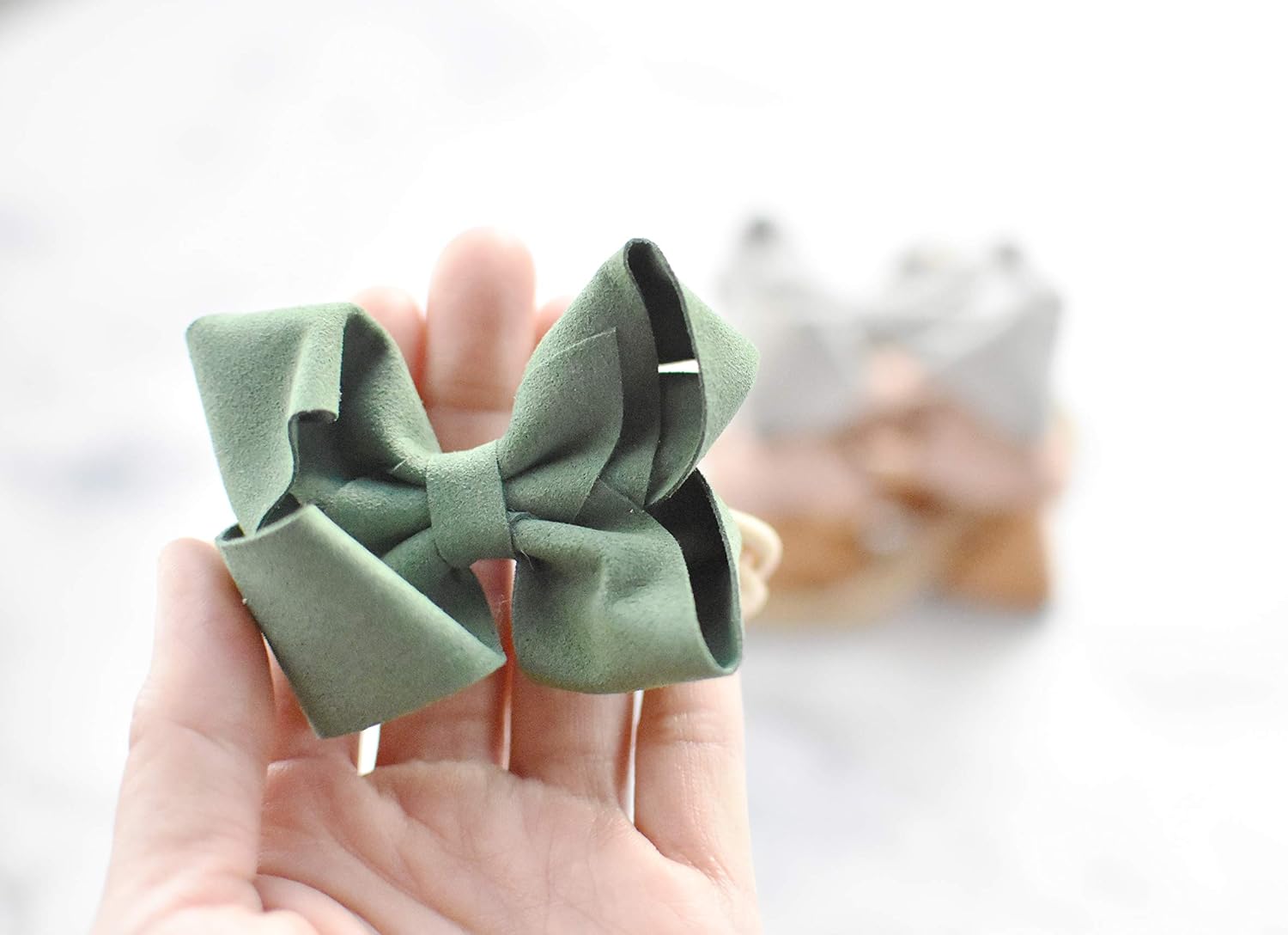 California Tot Bow Soft & Stretchy Nylon Headbands From Newborn to Girls, Mixed Set of 4 or 7