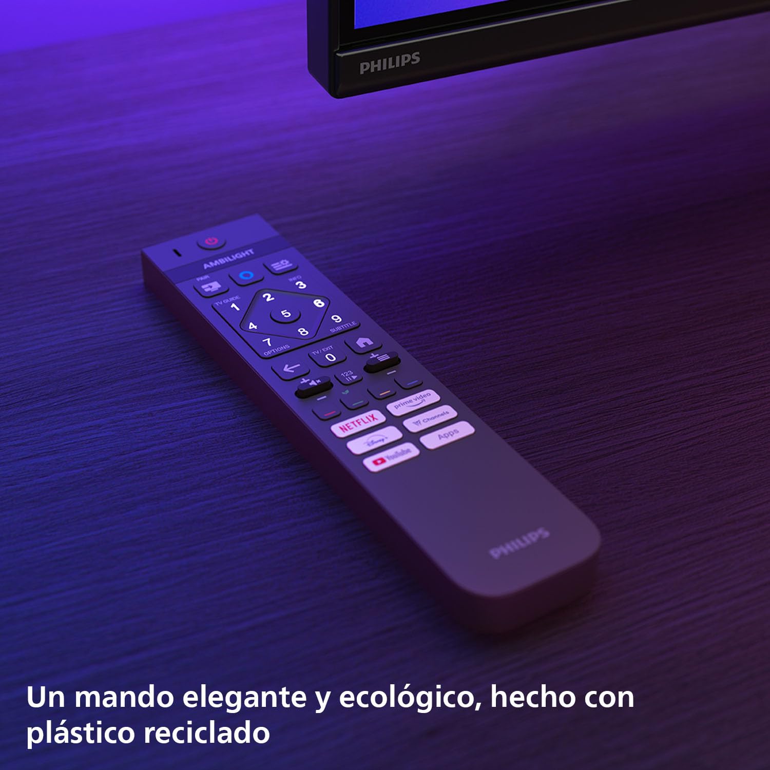 Philips Ambilight 65OLED770 4K OLED Smart TV - Pantalla de 65 Pulgadas con P5 AI Picture, Google TV, Dolby Vision y Sonido Dolby Atmos - Funciona con Alexa y Asistente de Google