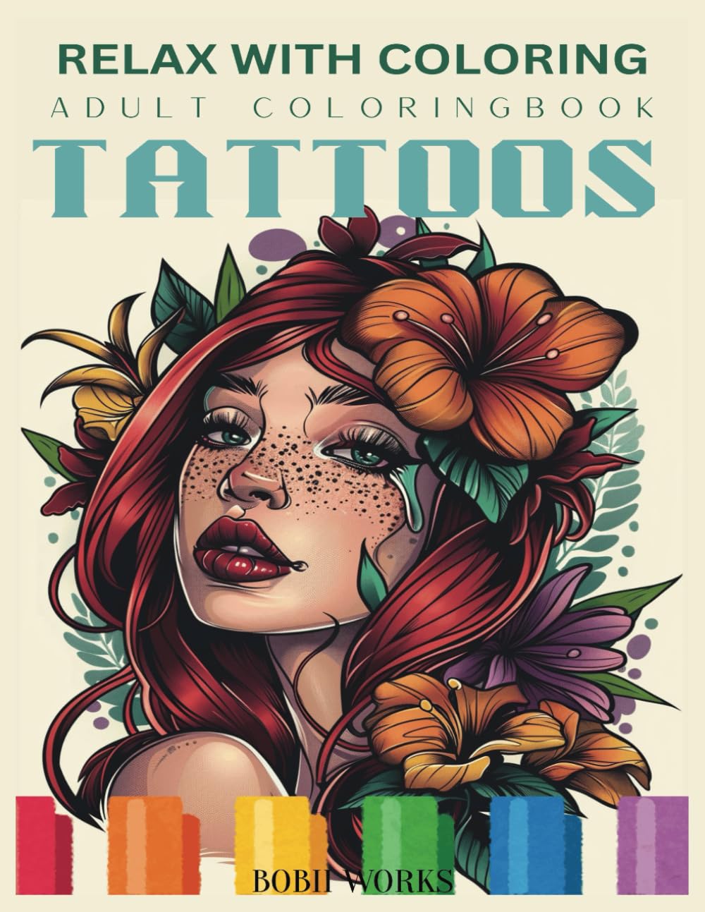 Tattoos Coloring Book: For Adults with Beautiful Tattoo Designs for Stress Relief, Relaxation, and Creativity