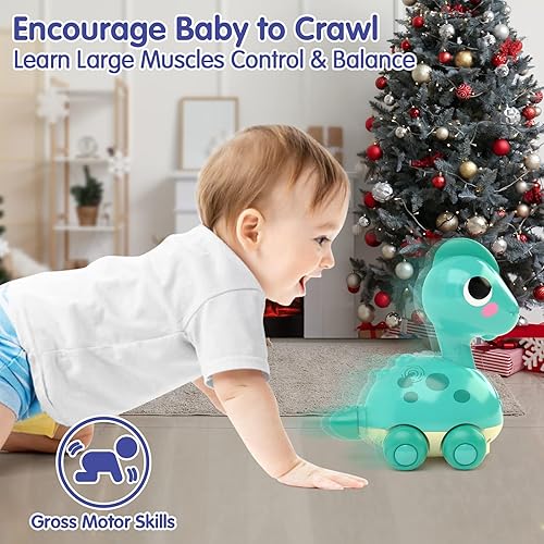 Miniatura 8 de Juguetes para bebés Touch & Go - Juguetes para gatear para niñas de un año, regalos de cumpleaños con música y luz, juguetes para bebés de un mes de