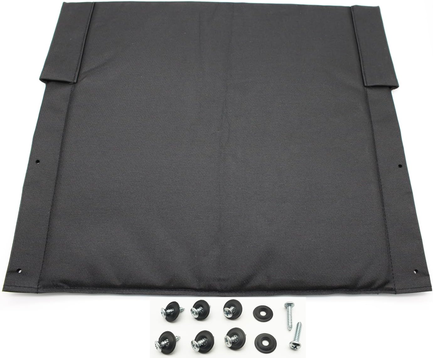 Blue Streak Wheelchair 18" Back Upholstery Replacement - Nylon Back, with Hardware, STDS4S2208 - Suitable for K1/K2 Wheelchairs (1Ea, Black)