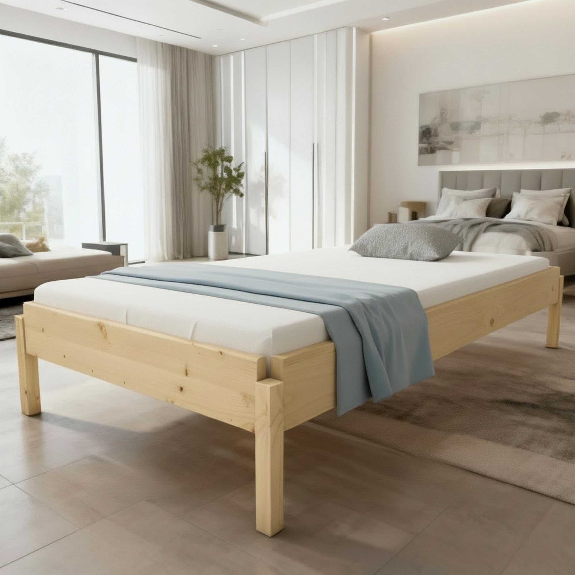 TUGA - Holztech Stapelbett Horst 90 cm x 190 cm 24 cm Fichte