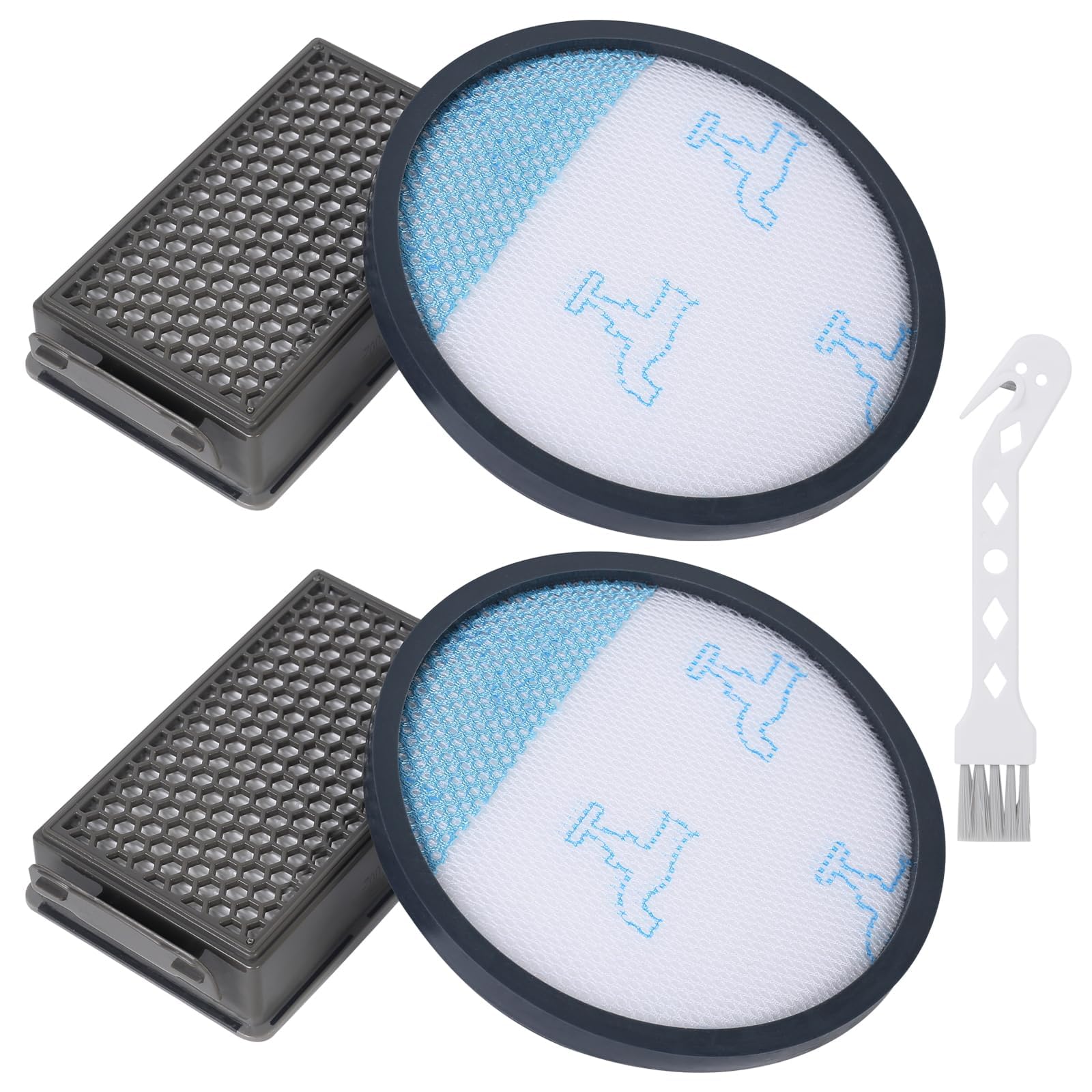 2 Kit Filtro para Aspiradora Rowenta Compact Power XXL Reemplaza pieza ZR78000 RO4811EA RO4825EA RO4853EA RO4855EA