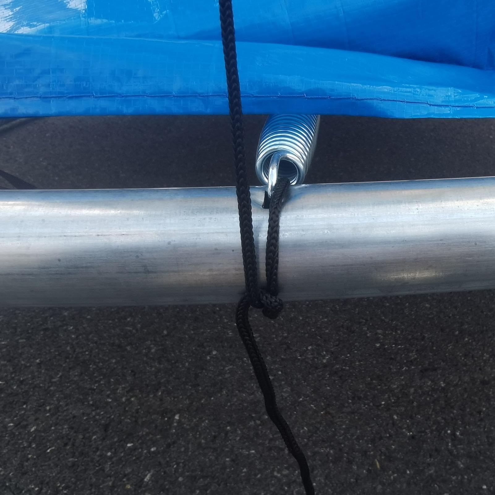 Odporny na promieniowanie UV żagiel do trampoliny | Trampolina dachowa do ogrodu podwórko podwórko taras trawnik letnie gry na świeżym powietrzu