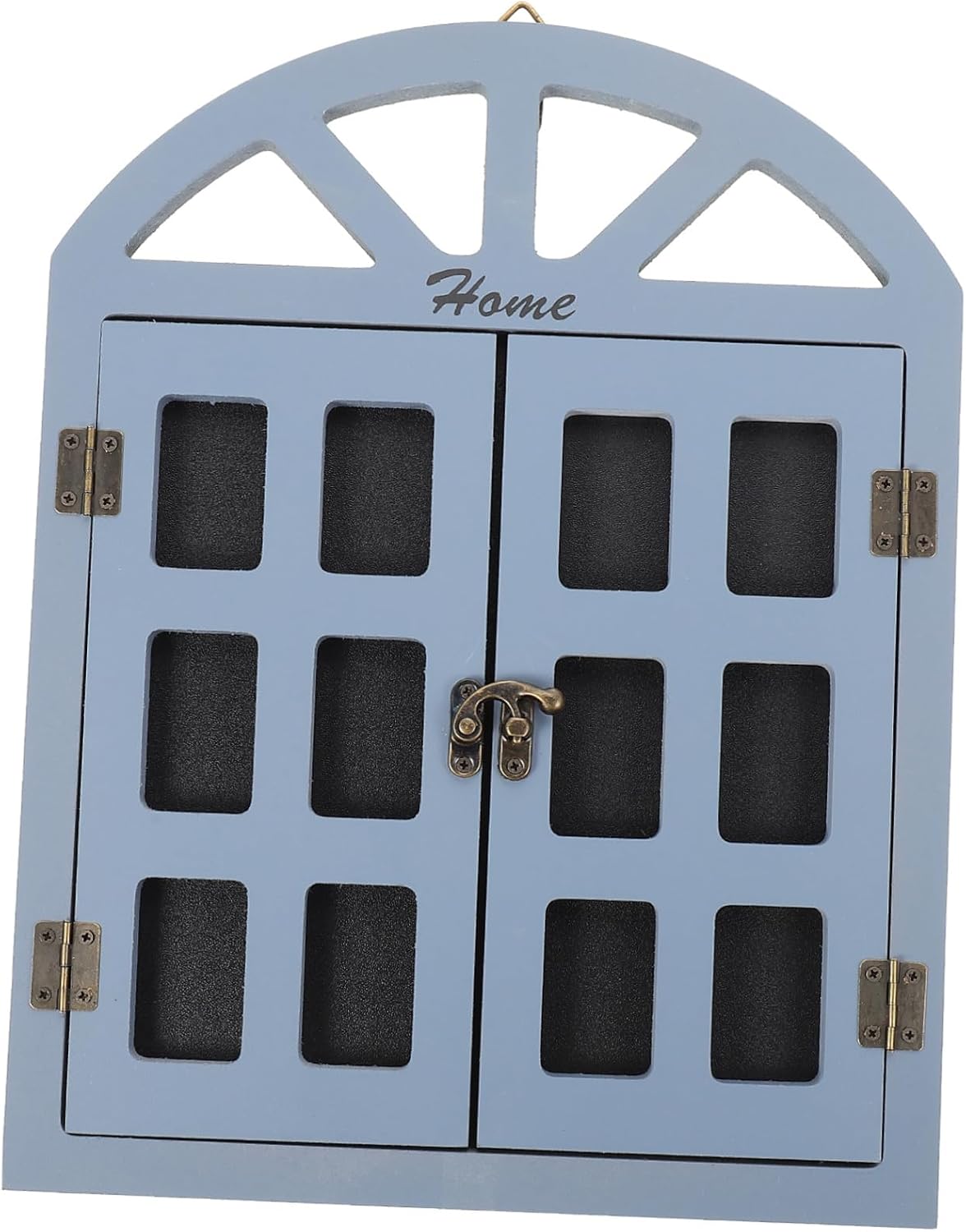 ORFOFE Vintage Wooden Window Chalkboard Sign for Home and Shop Decor Double-Sided Message Board Frame for Weddings Events and Daily Use