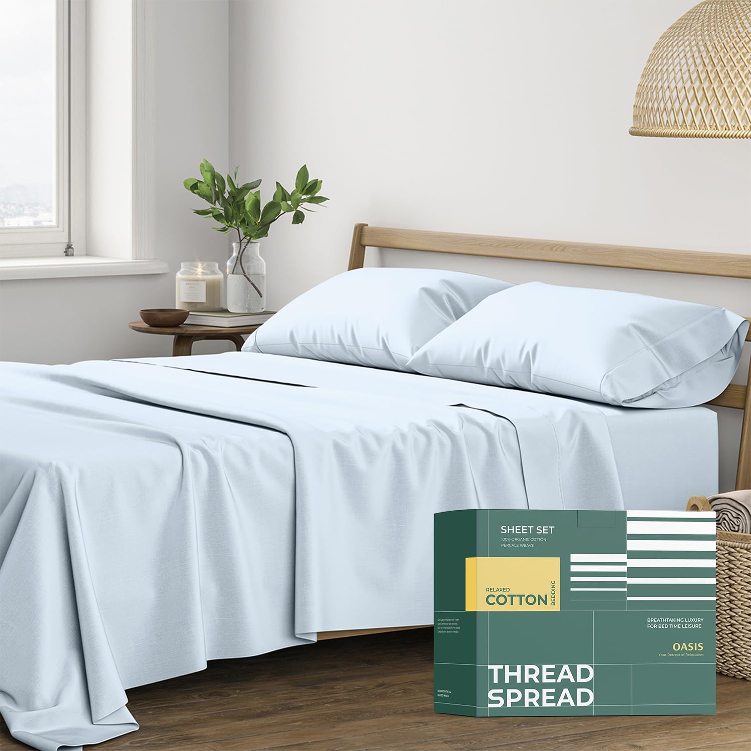 THREAD SPREAD Queen Sheet Set