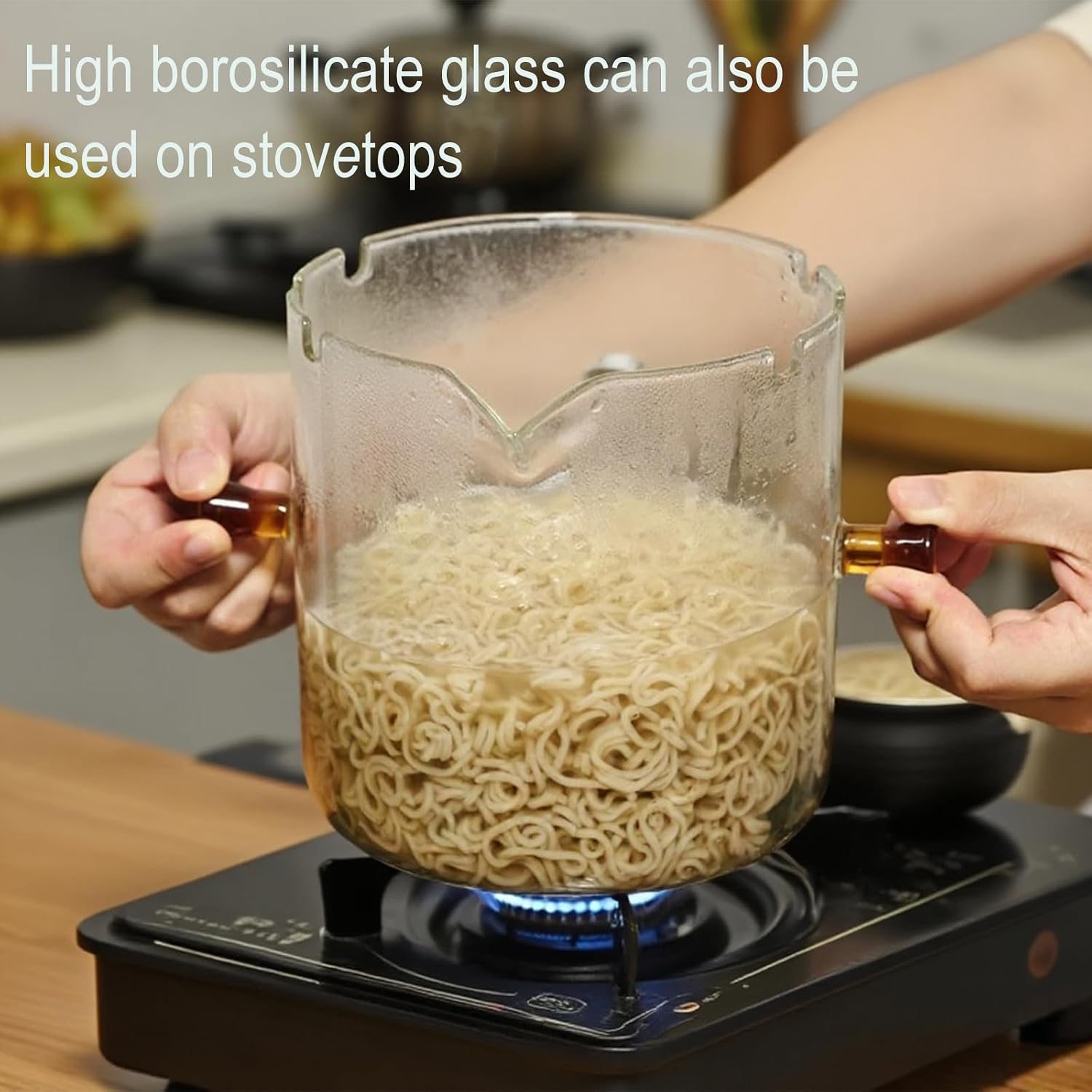 Glass Microwave Bacon Cooker with Lid, Cooking Crispy Bacon Maker | Grease Easy Clean, Heat-Resistant Borosilicate Glass for Oven