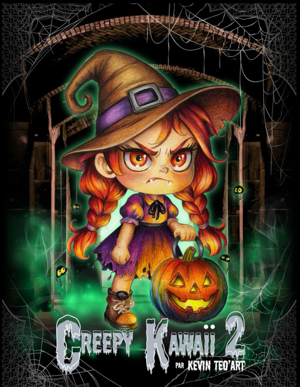 Creepy Kawaii 2: Greyscale Coloring Book