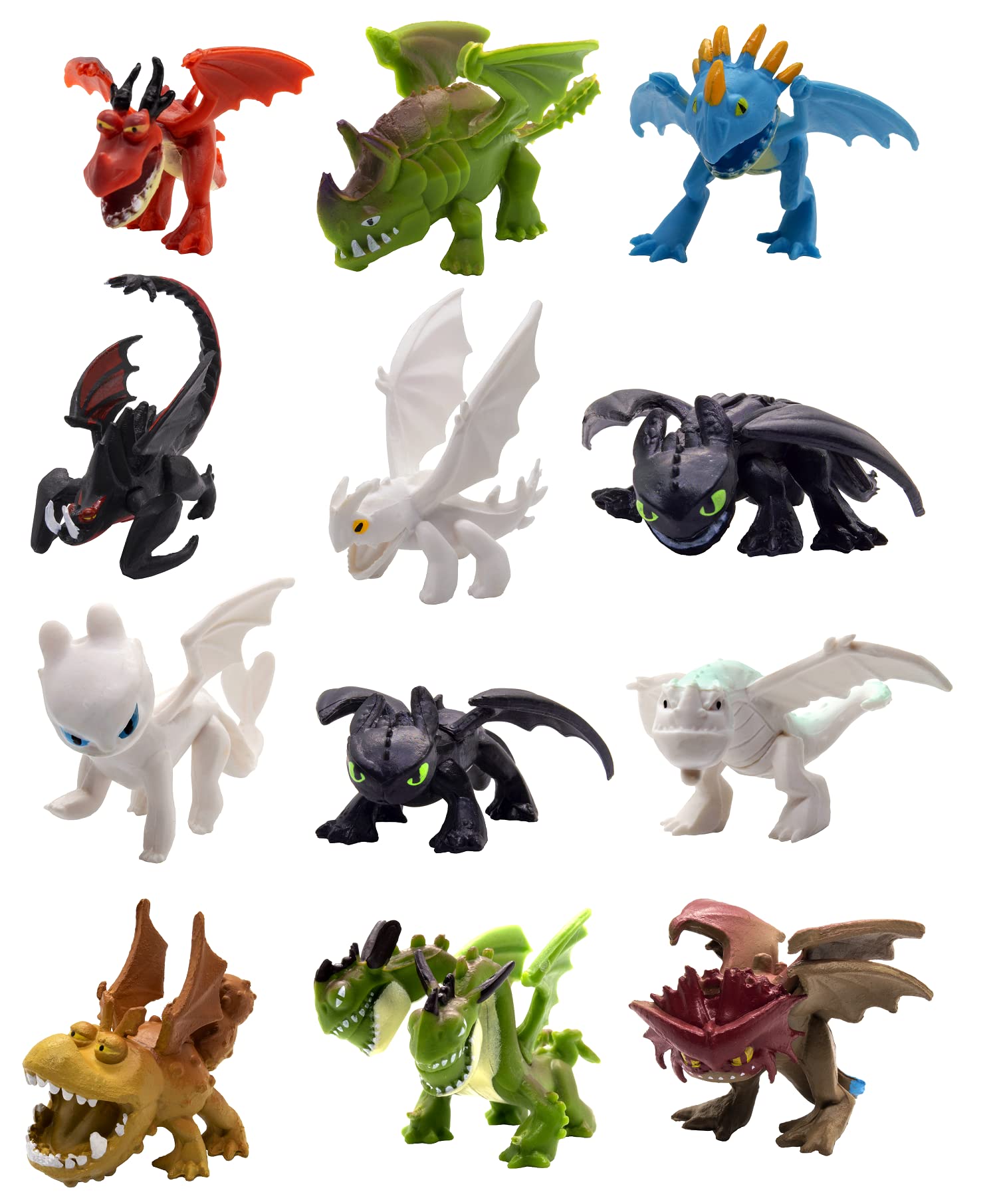 light fury and night fury toys