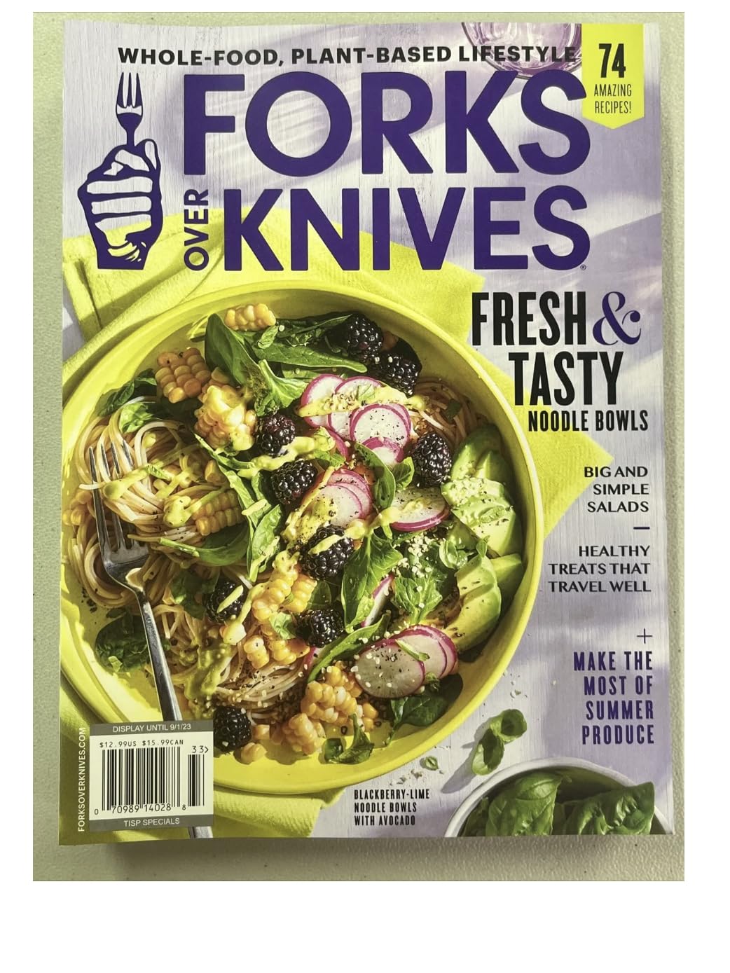 Forks over Knives Magazine Plant based Meals Fresh & Tasty Summer 2023