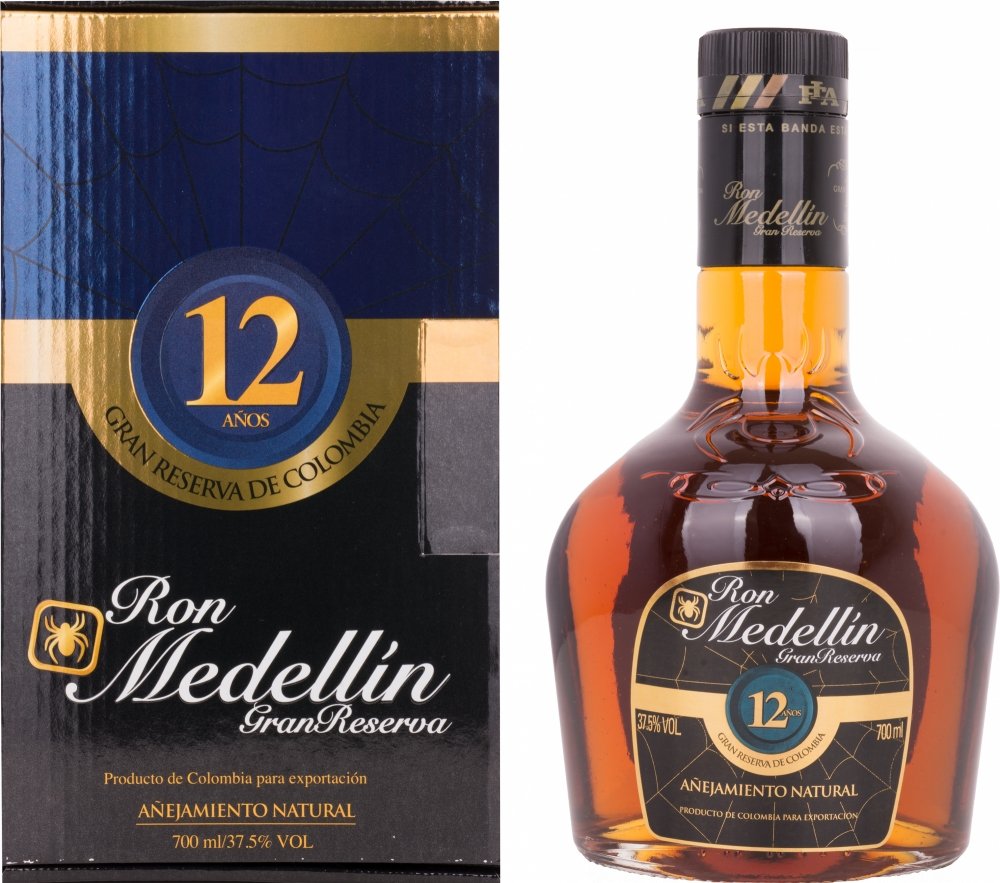 Ron Medellin añejo 12 años (1 x 0,7 l)
