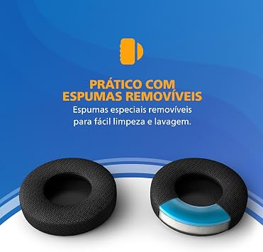 Philips Audio A4216BK/00 kulak üstü spor kulaklık kablosuz, 40 mm sürücü, 35 saat çalma süresi, IP55 toz/su koruması, soğutucu kulak kapakları, yıkanabilir kulaklık yastıkları, siyah, 2021/2022 model