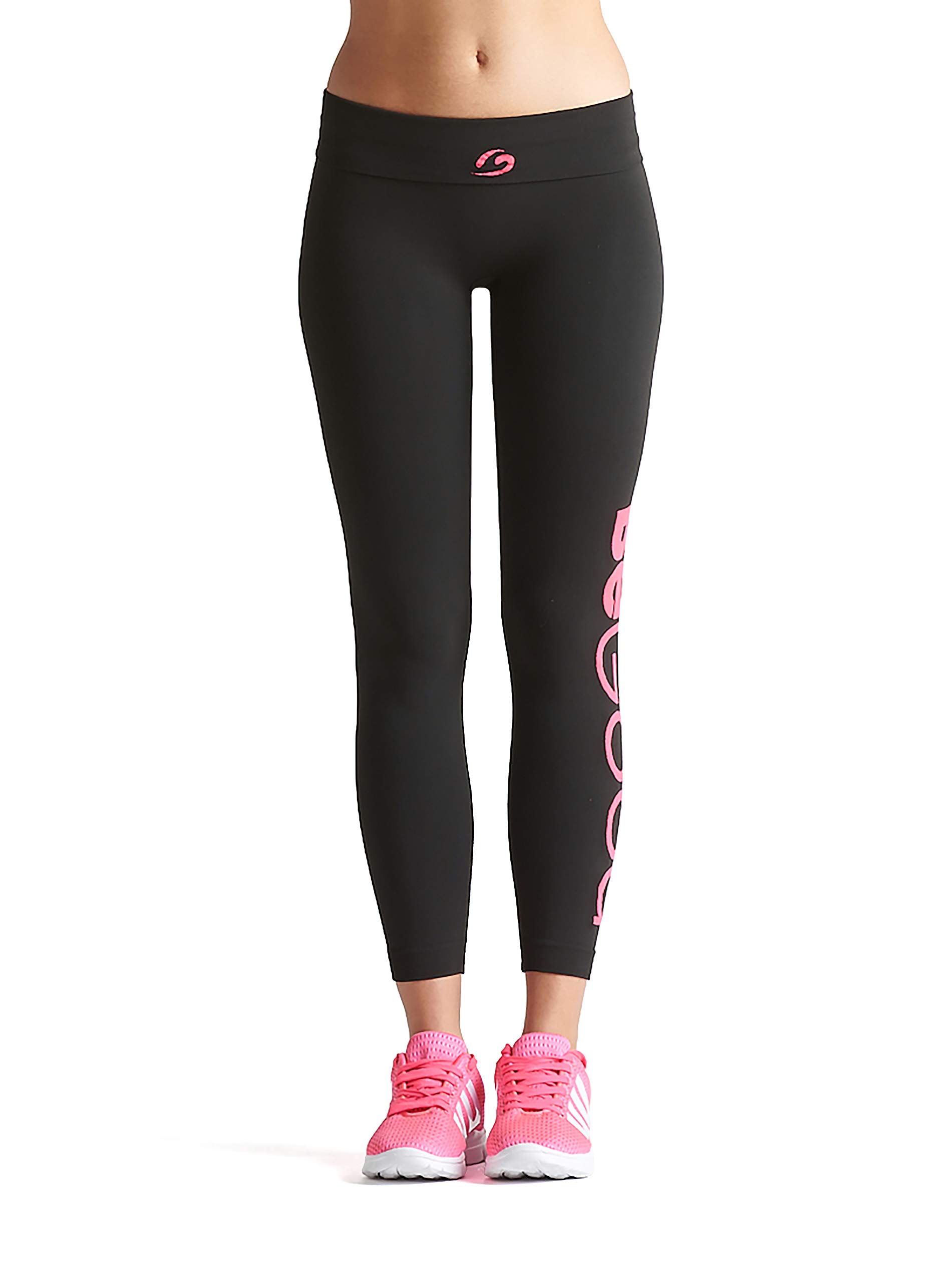 BeGood - Leggings Sport Superslim Donna, con Logo Laterale. Tonifica, Drena, Idrata Mentre Lo utilizzi. in Tessuto Tecnico Brevettato e Clinicamente Testato