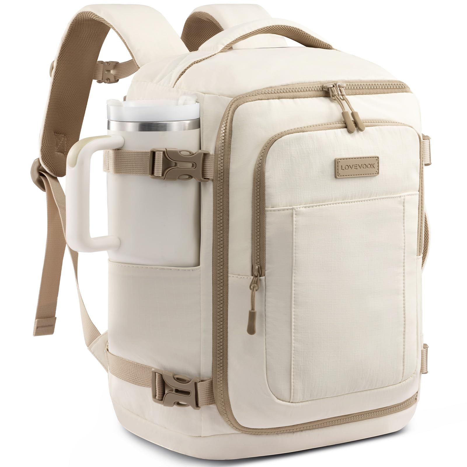 LOVEVOOK Ryanair Handgepäck Rucksack 40x30x20 Reiserucksack Damen 14 Zoll Laptop Travel Backpack Women Carry On Luggage Cabin Bag für Flugzeug Weekender Reisetasche für Wizz Air Vueling Eurowings