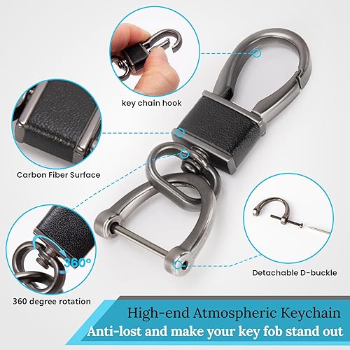 Miniatura 10 de CTRINEWS Funda para llavero Audi con llavero de cuerda trenzada de diamantes de lujo, funda suave mejorada para llavero A1 A3 A4 A5 A6 Q3 Q5 Q7 TT