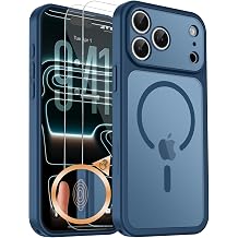 for iPhone 17 Pro Case with Screen Protectors, MagSafe Compatible