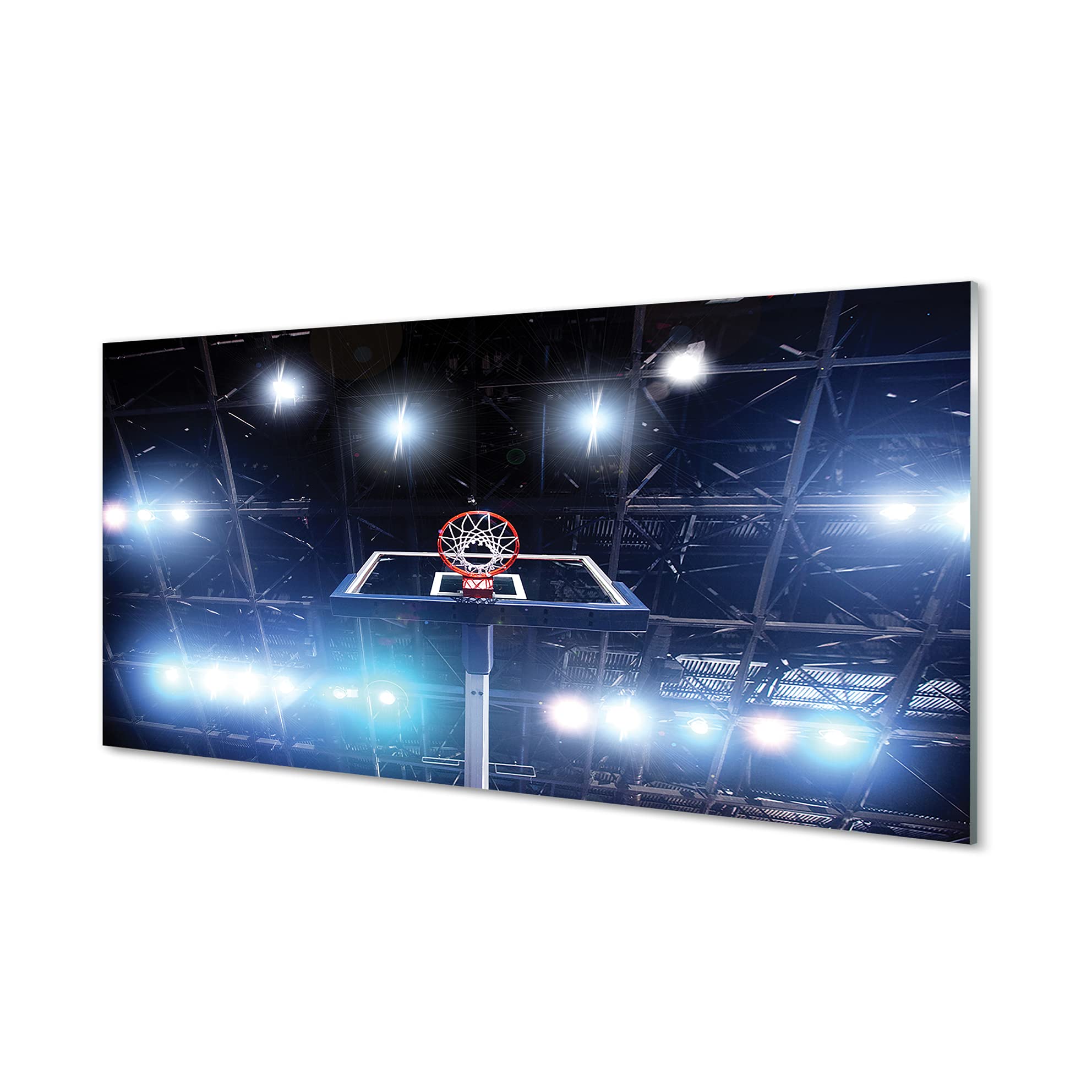 Crédence adhésive basketball en verre trempé pour protéger les murs des taches de cuisson