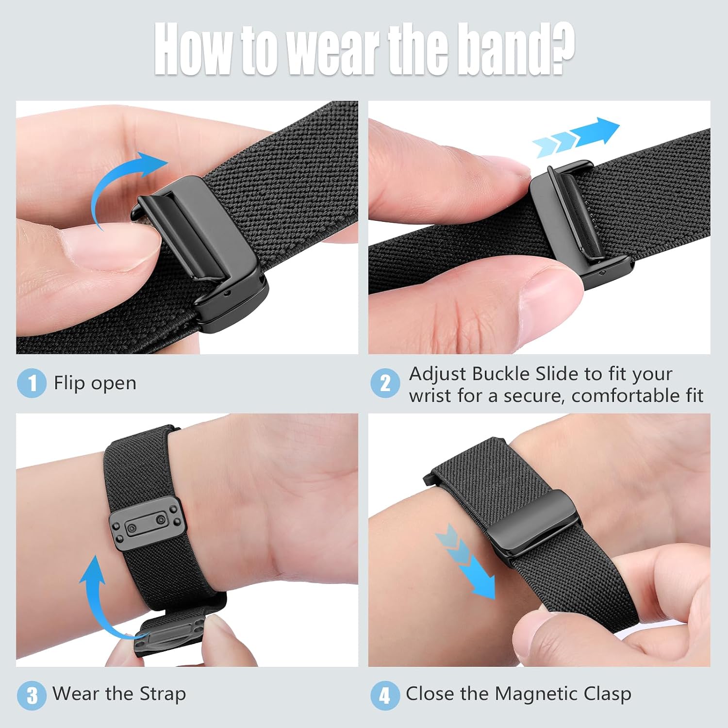 Easuny Pulseiras magnéticas elásticas para Samsung Galaxy Watch 7 6 5 4 FE de 40 mm e 44 mm/Galaxy Watch 6 4 Classic de 42 mm, 46 mm, 43 mm e 47 mm/Galaxy 5 Pro de 45 mm/Active 2, pulseira esportiva Easuny Pulseiras magnéticas elásticas para Samsung Galaxy Watch 7 6 5 4 FE de 40 mm e 44 mm/Galaxy Watch 6 4 Classic de 42 mm, 46 mm, 43 mm e 47 mm/Galaxy 5 Pro de 45 mm/Active 2, pulseira esportiva