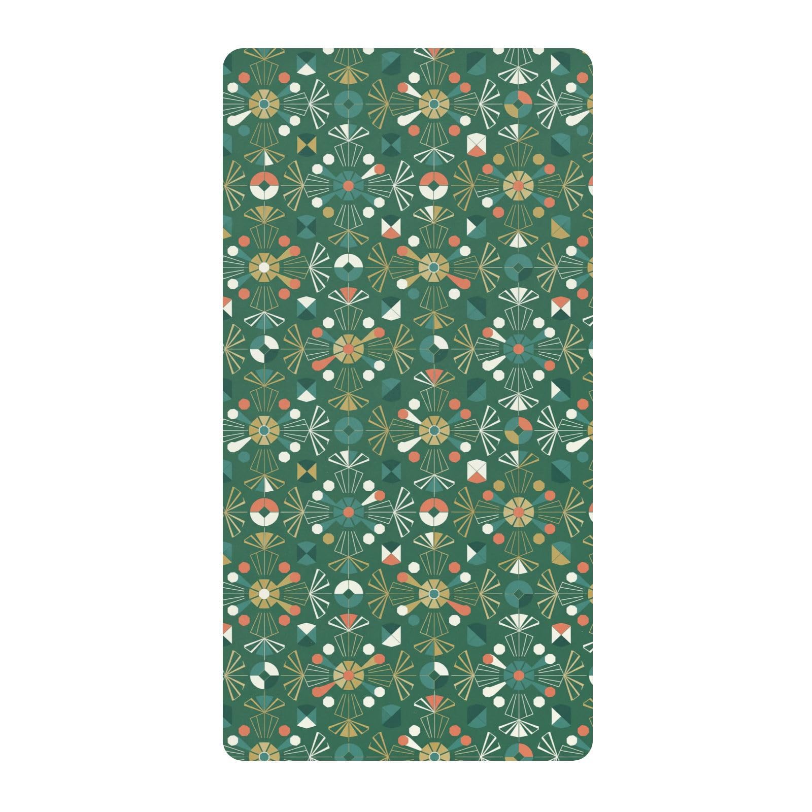 Drap de berceau Art déco coton doux anti-irritation pour sommeil bébé