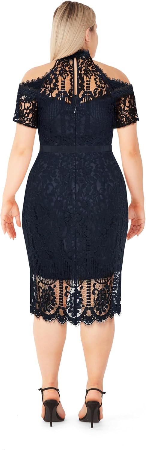 City Chic Womens Cocktail Dress - Kennedi - Image 2