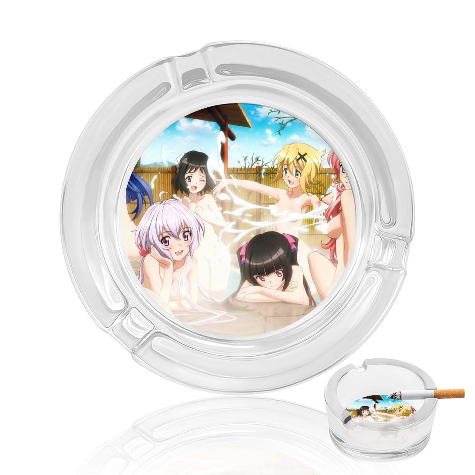 Amazon.co.jp: ガラス灰皿 戦姫絶唱シンフォギア アニメ たばこ灰皿