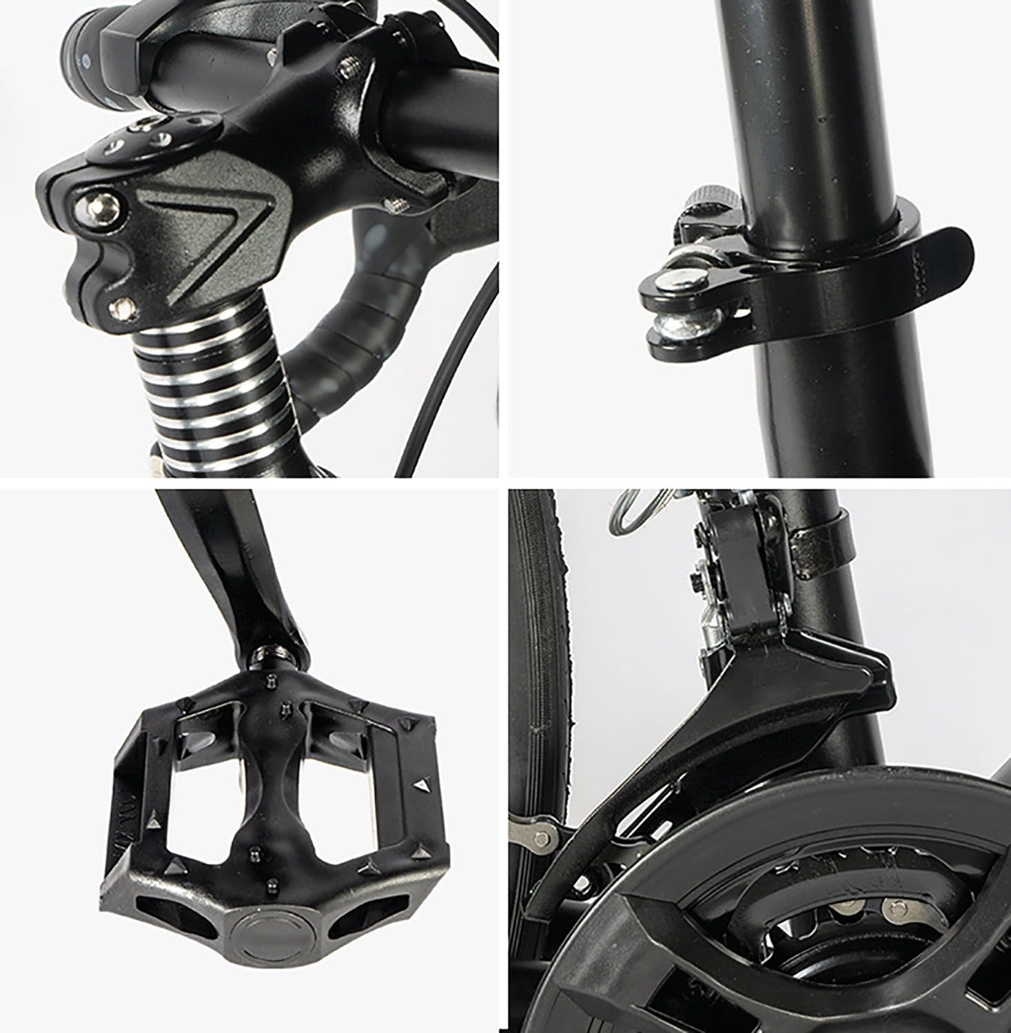 Bici da Corsa 700C Bici da Donna e da Uomo, Telaio in Acciaio al Carbonio, Altezza Regolabile, Bici da Corsa Leggera A