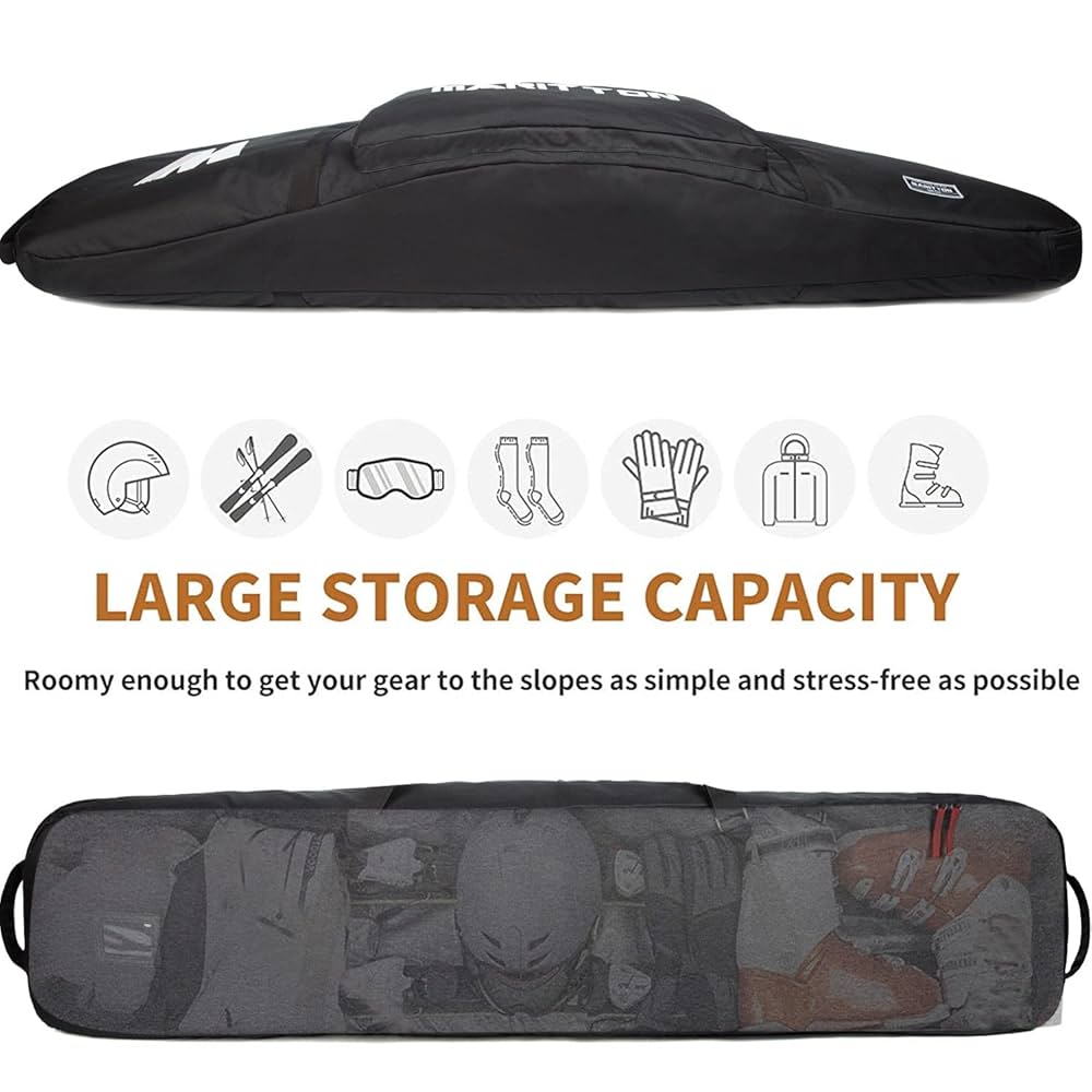 Morrow スノーボードとブーツ ケース　セット Amazon.com : Athletico Two-Piece Snowboard and Boot Bag