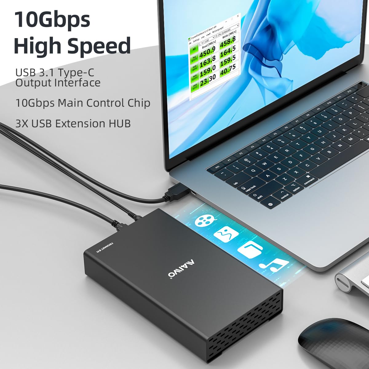 Amazon.co.jp: MAIWO 外付けハードドライブエンクロージャ 1 3.5インチ