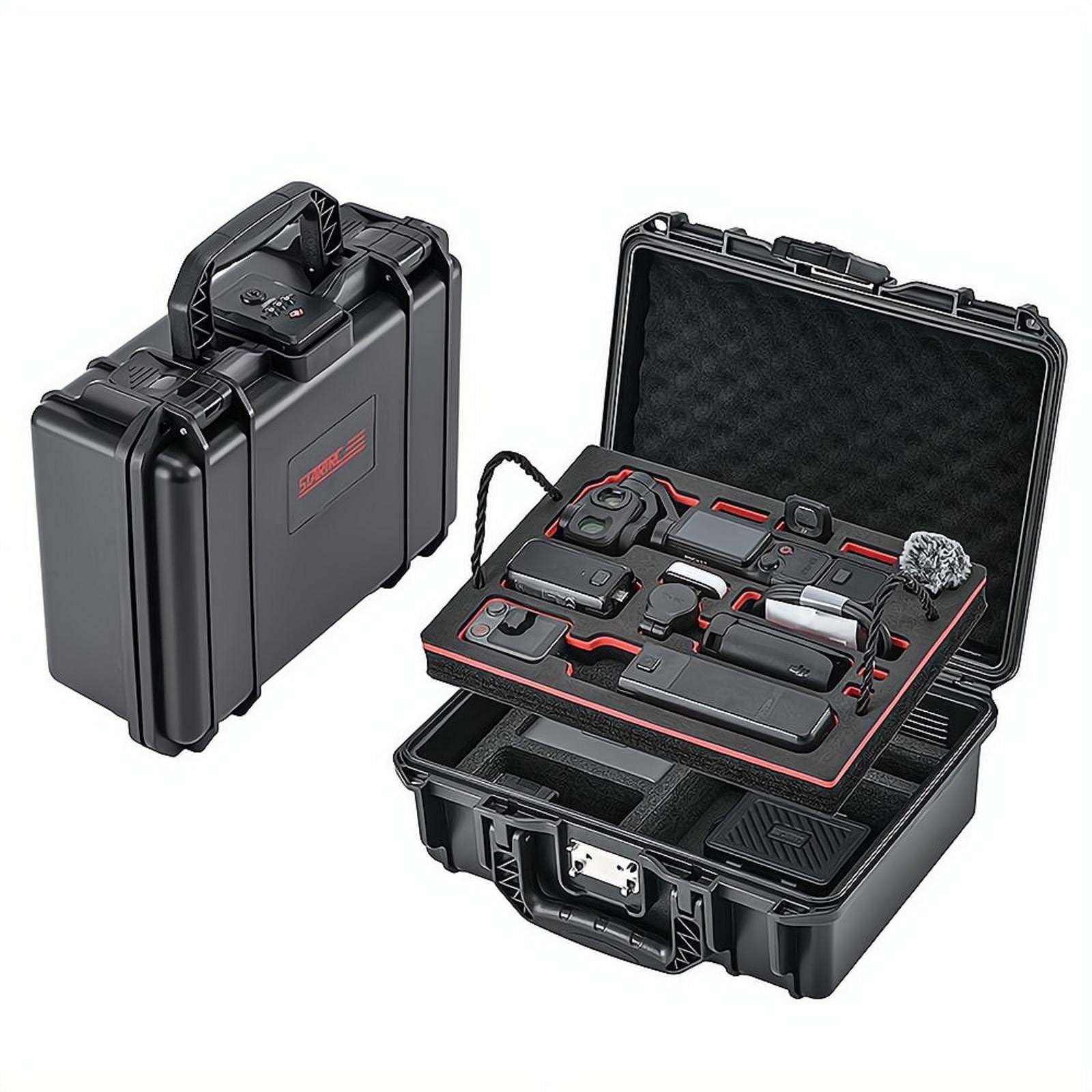 Amazon | 防水ケース【For DJI Osmo Pocket 4P専用】ハードケース 二層