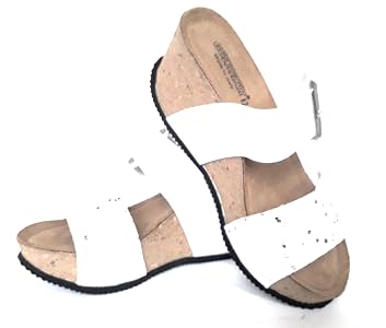 Ciabatte Donna Goldstar GS1571QL - Doppia Fascia, Plantare Anatomico, Pelle Morbida, Suola In EVA, Tacco Piatto