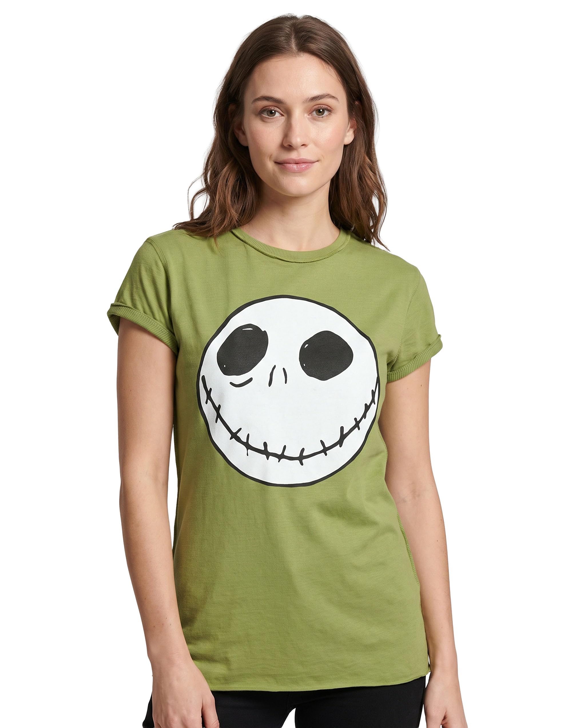 Disney Women's Green Short Sleeved T-Shirt | | Official Merch | Size: Large