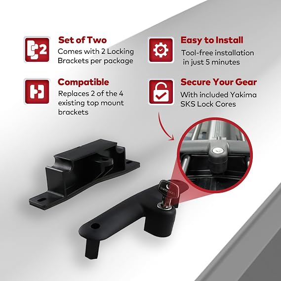 Yakima Locking Brackets with Core