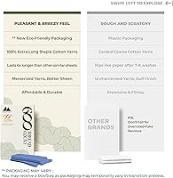 Vista 34 de MAYFAIR LINEN Twin XL Fitted Sheet Only - 100% Egyptian Cotton 600 Thread Count 16" Deep Pocket Fitted Sheet Twin XL, Cooling Sateen Elastic Bottom