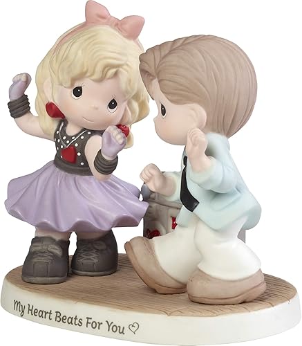 Miniatura 4 de Precious Moments 192011 My Heart Beats for You Bisque Porcelain Figurine