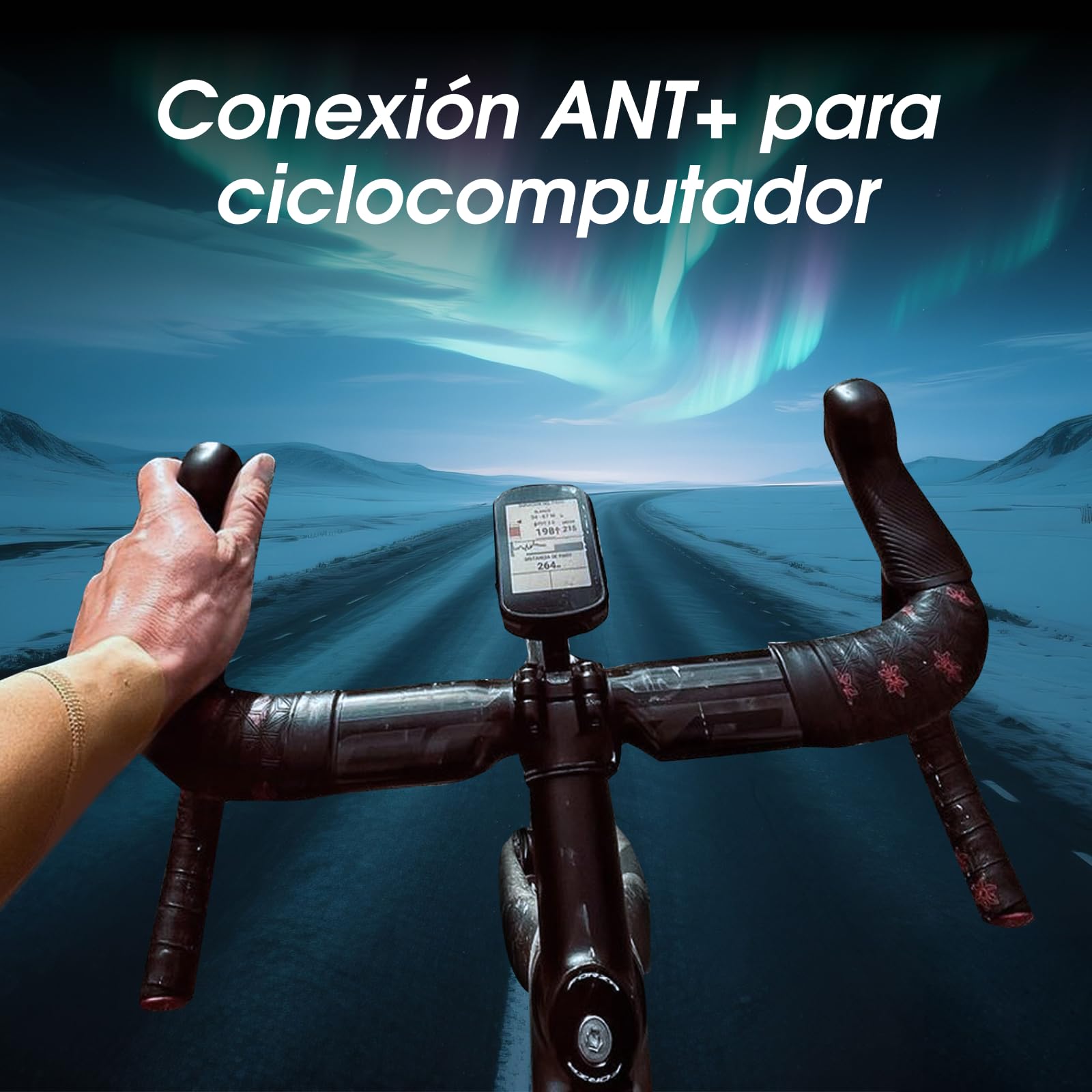 Desviador electrónico inalámbrico de Carbono WHEELTOP EDS TX para Bicicleta de Carretera con 3-14 velocidades Personalizables, IP67 a Prueba de Agua, conexión Bluetooth y Ant+, Freno de Cable