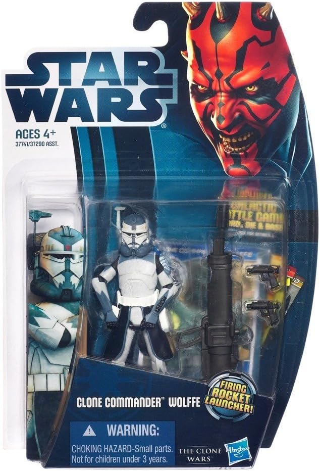 Hasbro Star Wars Clone Wars 2012 Clone Commander Wolffe Action Figure CW17