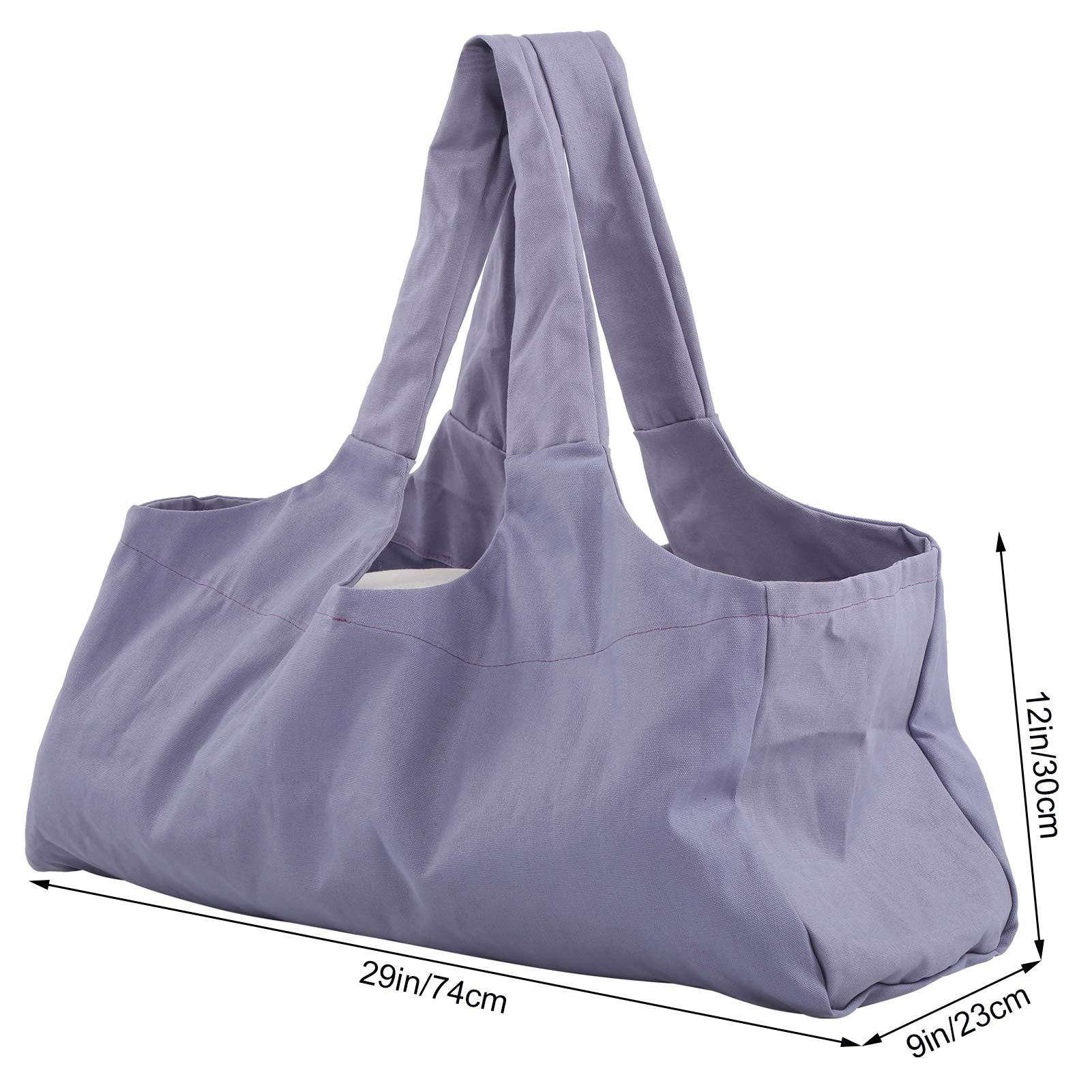 SOONHUA Supporto per tappetino da yoga,Yoga Mat Tote,Grande tappetino da yoga Sling Carrier con tasca laterale Accessorio Yoga, Viola, moda