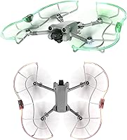 Vista 1 de Protector de hélice luminoso compatible con DJI Mini 3/Mini 3 Pro Drone Quick Release Blade Protectores Hélice, Funda protectora anticolisión