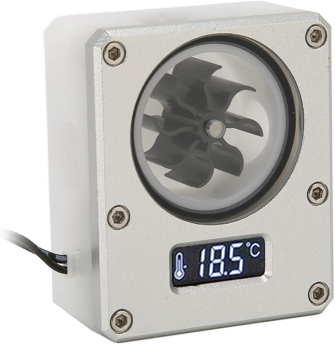 Water Cooling Flow Meter Indicator, 12V Small PC Water